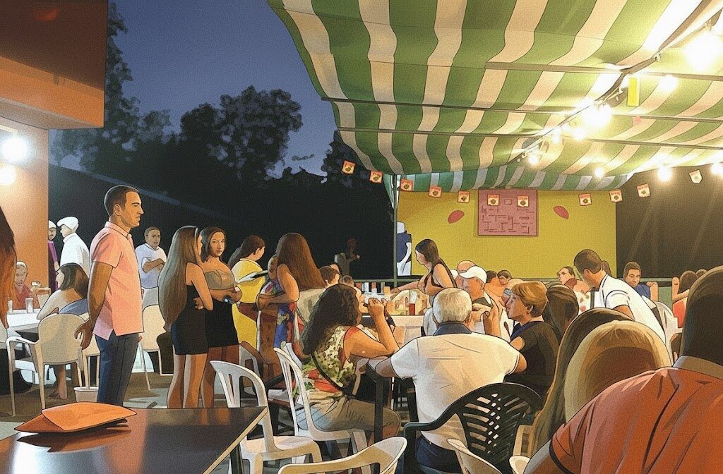 Fiestas en la Cañada de los Tomates Algeciras - Velada